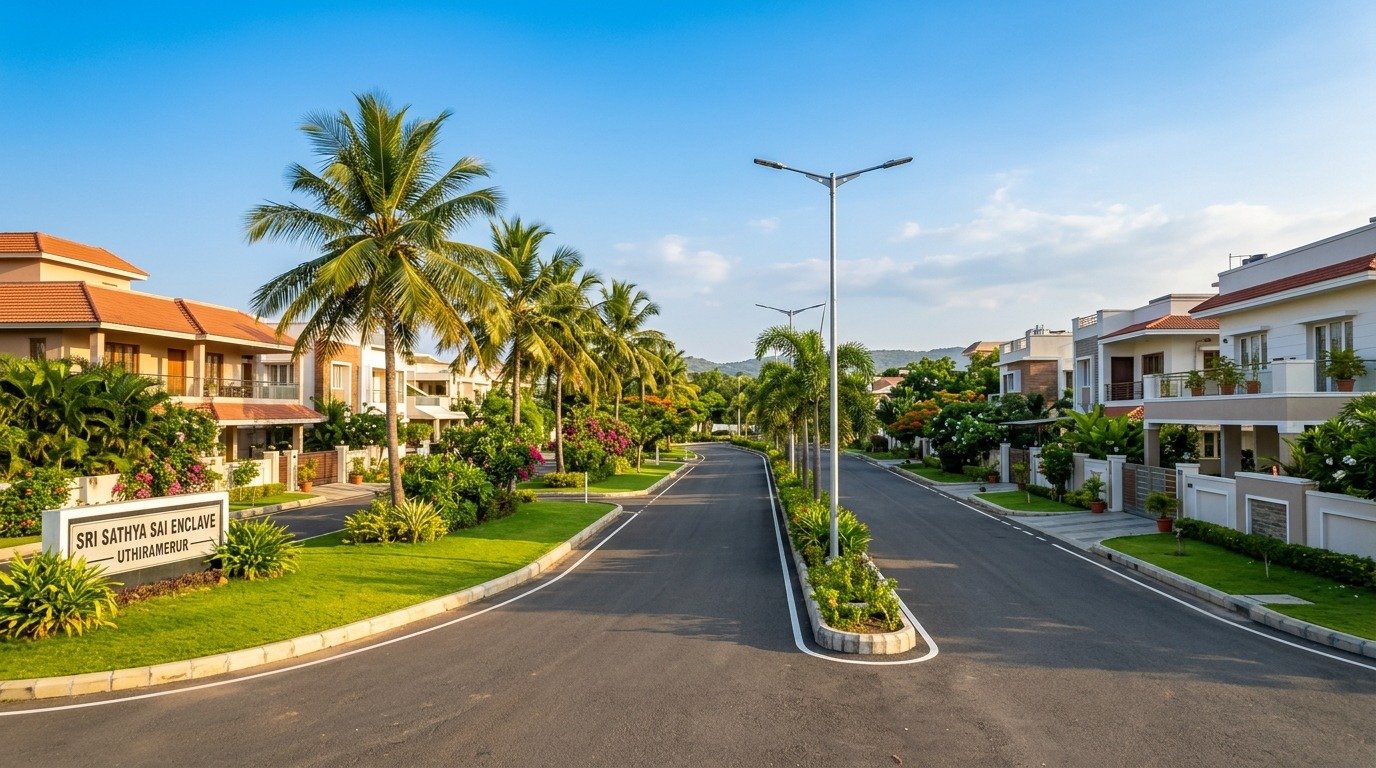 Premium residential development landscaping and greenery